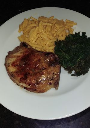 A picture of Grilled Pork Chops (w/ honey-mustard).