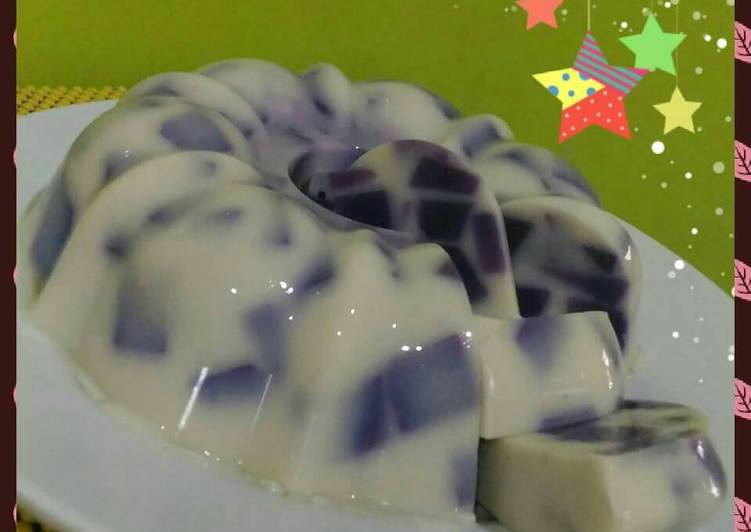 Resep: Milky Taro Puding yang Enak