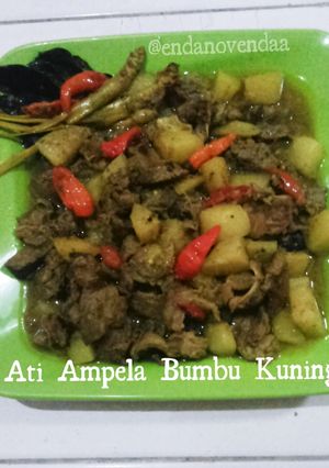 Foto resep Ati Ampela Bumbu Kuning