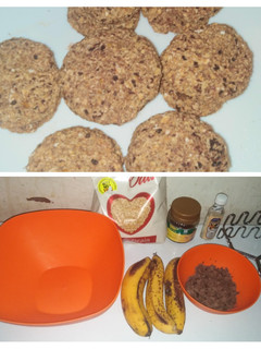 A picture of Banana Oat Cookies #4weekschallenge.