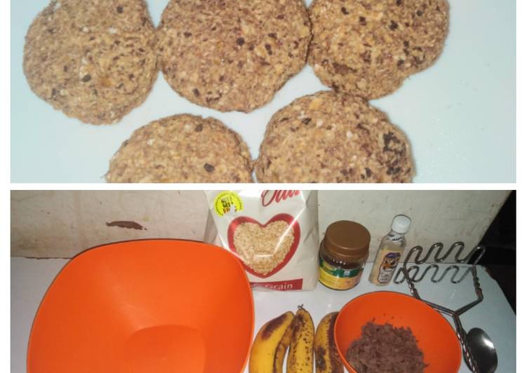 Simple Way to Make Homemade Banana Oat Cookies #4weekschallenge
