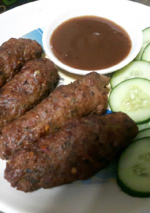 A picture of Seekh kbab.