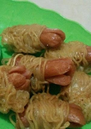 Foto resep Sosis gulung mie ^_^