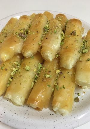 صورة لوصفة لفائف القشطة
