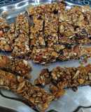 Barritas de cereales caseras deliciosas