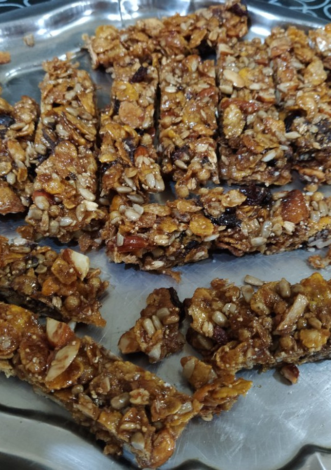Una foto de Barritas de cereales caseras deliciosas