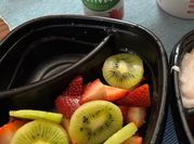 A picture of kiwi yogurt