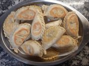 Una foto de empanada de chorizo