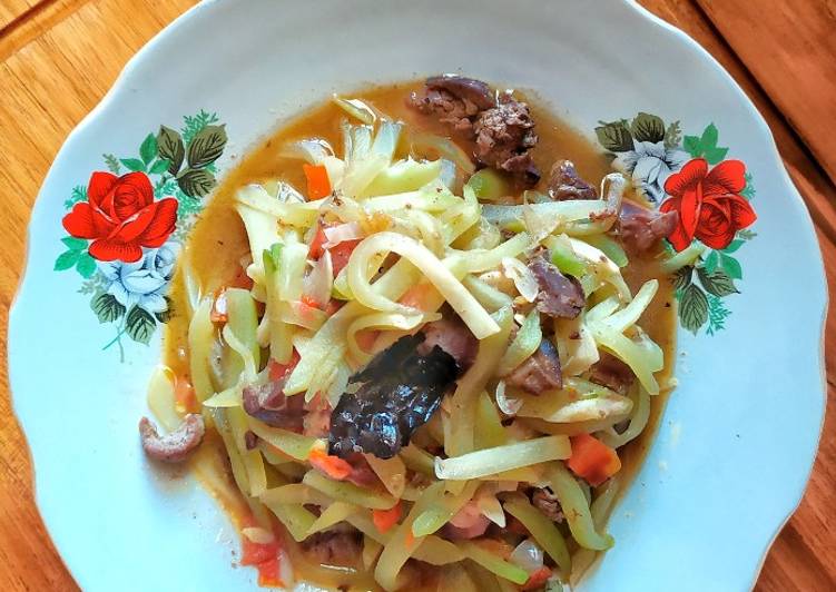Bahan Menyiapkan Tumis Ati Labu Siam, Bisa Manjain Lidah
