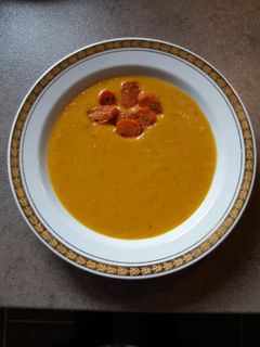 Sült sárgarépa krémleves recept fotója