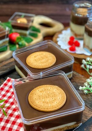 Foto resep Puding Marie Regal Dessert Box ala Tiger Kitchen