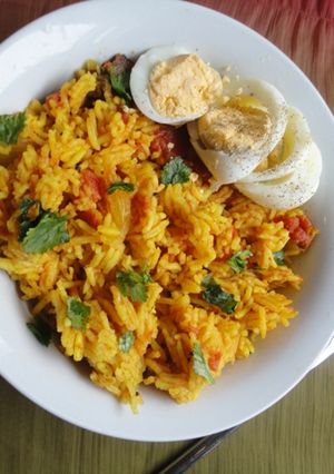A picture of Tomato Rice.
