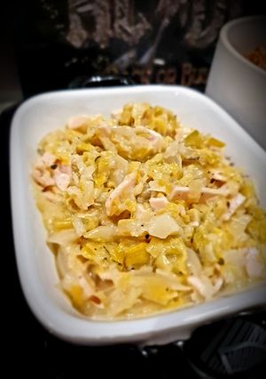 Une photo de Tartiflette poireaux / cancoillotte