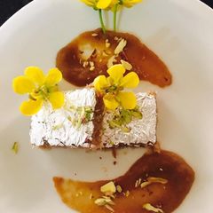 Chiko Coconut Burfi..!!!❤️ (mud apples) A picture of Chiko Coconut Burfi..!!!❤️ (mud apples).