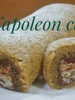 Foto resep Napoleon matcha cake