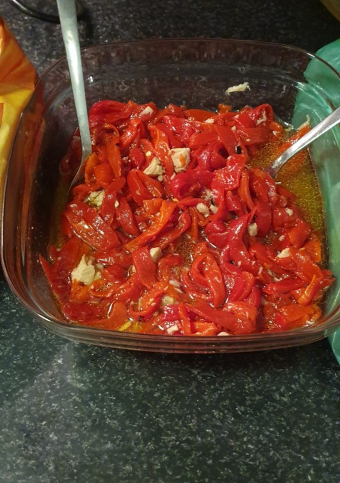 Una foto de Ensalada de pimientos