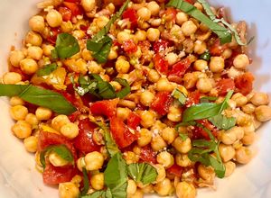 Une photo de Salade de pois chiches