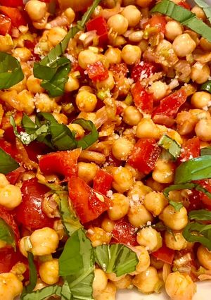 Une photo de Salade de pois chiches