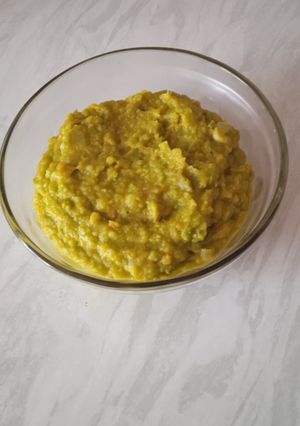 O poză a rețetei Supa crema de mazăre.