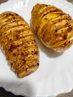 Una foto de Patatas Hasselback en airfryer