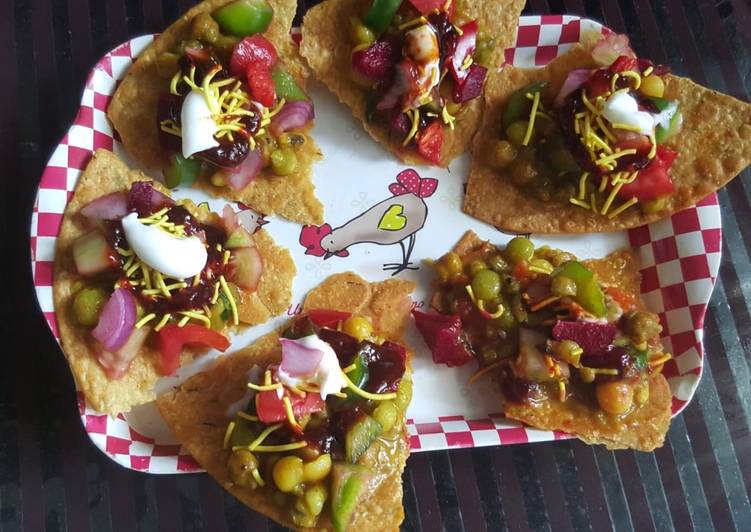 Steps to Make Homemade Mexican khakhra chat