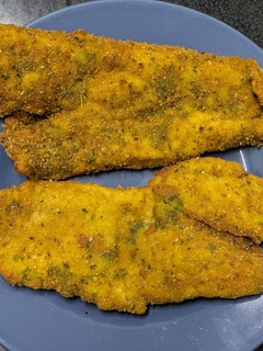 Una foto de Milanesas de merluza