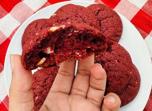 Una foto de Galletitas Red Velvet