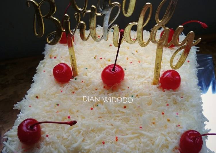 Langkah Mudah untuk Menyiapkan Rainbow cake, Sempurna