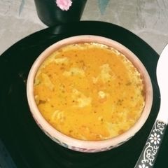 A picture of Lassi ki curry.