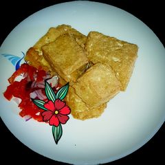 A picture of Soya beans cake (tofu).
