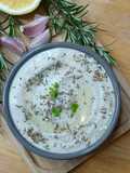 🌿 Crème de haricots blancs au miso et épices Zaatar