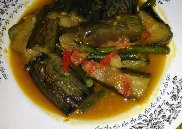 Terungkap masak Balado (Terong Ungu kacang Panjang) 😂