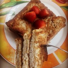 Wholewheat Cinnamon French Toast #eastercontest A picture of Wholewheat Cinnamon French Toast #eastercontest.
