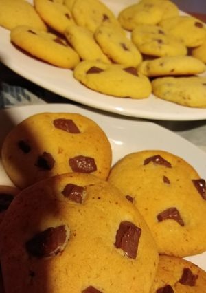 Una foto de Galletas con chips de chocolate (suaves)