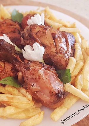 عکسی از دستور مرغ تندورى