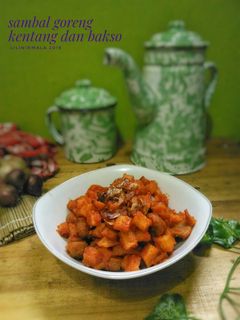 Foto resep Sambal Goreng Kentang dan bakso