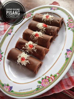 Foto resep Dadar Gulung Pisang Cokelat