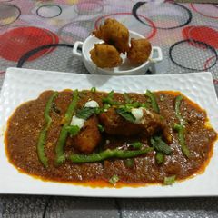 Arhar dal koftas A picture of Arhar dal koftas.
