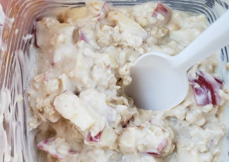 Caramel apple over night oats Caramel apple over night oats