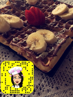 صورة لوصفة وافل waffle
