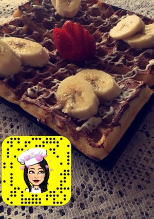صورة لوصفة وافل waffle