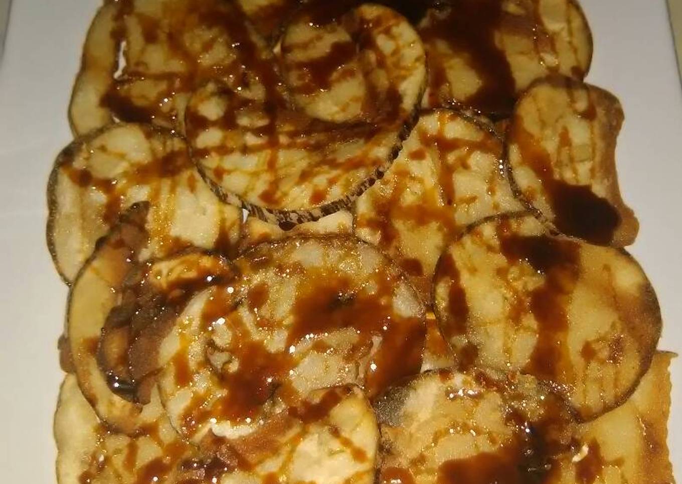 Berenjenas con miel de caña