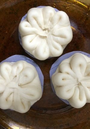 Hình của món Bánh Bao Chay Bông Hoa.