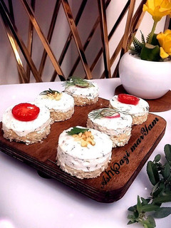 عکسی از دستور فینگر فود (نون و پنیر و سبزی)