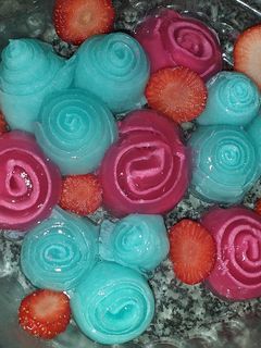 عکسی از دستور ژله رولی با بستنی وانیلی