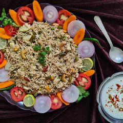 A picture of Vegetable Pulao.