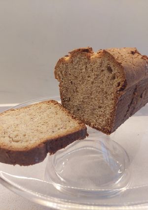 Una foto de Budín de banana (y canela), saludable🍌🍞