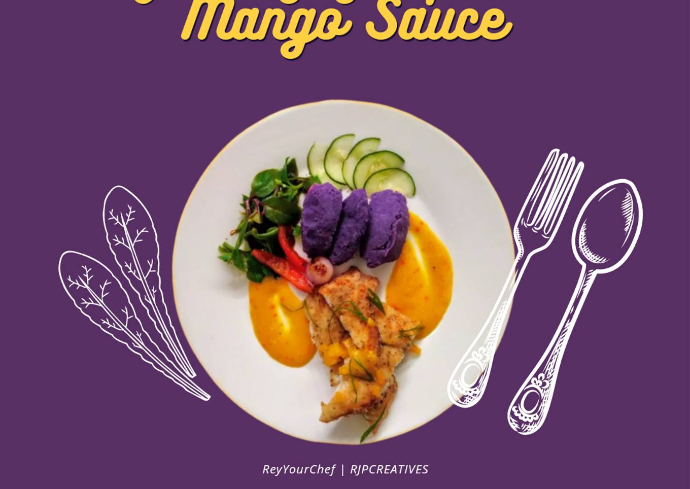 Capiz Mangagat Fish in Mango Sauce And Malabar Salad