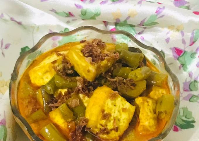 Bagaimana Membuat Sayur santan kacang panjang &amp; tahu Anti Gagal