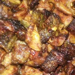 A picture of Tangy karela (bitterguard).